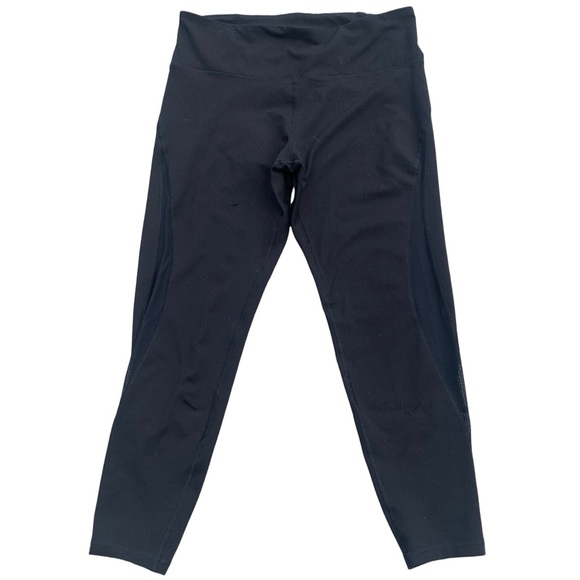 💜 Old Navy Active Elevate Go-Dry Black Leggings Cropped/Capri Size XL - Picture 1 of 8